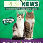 Fresh News Recycled Paper, Original Crumble Multi-Cat Litter 14 Pounds