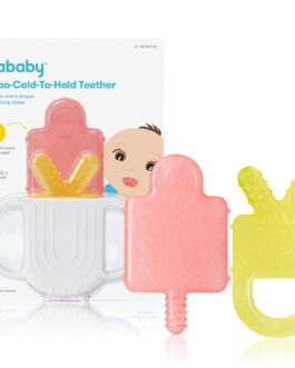 Not-Too-Cold-to-Hold BPA-Free Silicone Teether for Babies by Frida Baby